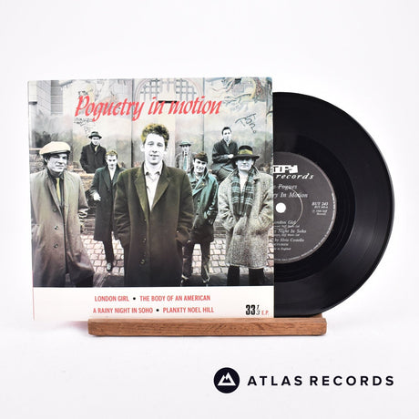 The Pogues Poguetry In Motion 7" Vinyl Record - Front Cover & Record