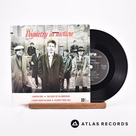 The Pogues Poguetry In Motion 7" Vinyl Record - Front Cover & Record