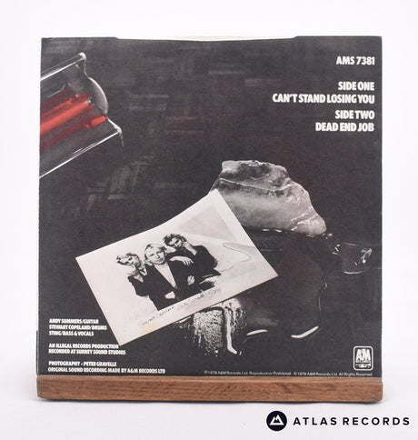 The Police - Can't Stand Losing You - 7" Vinyl Record - EX/EX