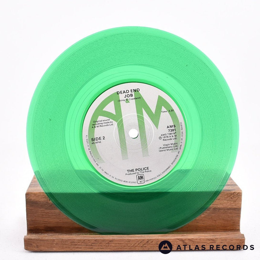 The Police - Can't Stand Losing You - Green Reissue 7" Vinyl Record - VG+