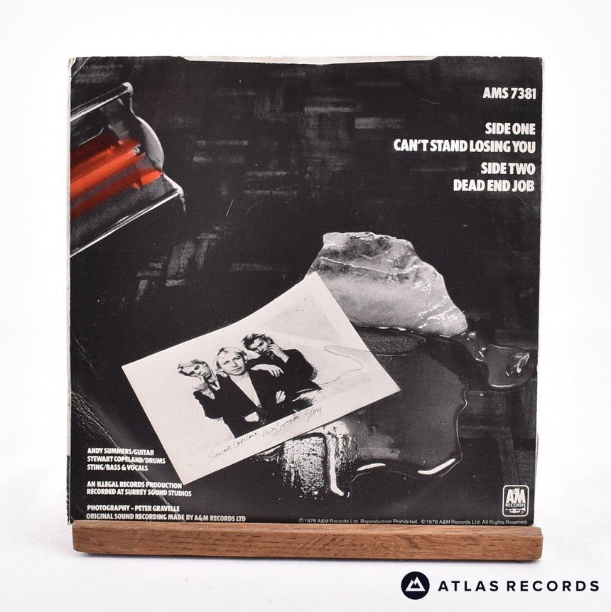 The Police - Can't Stand Losing You - Blue 7" Vinyl Record - VG+/VG+