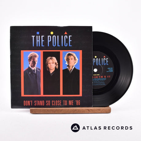 The Police Don't Stand So Close To Me '86 7" Vinyl Record - Front Cover & Record