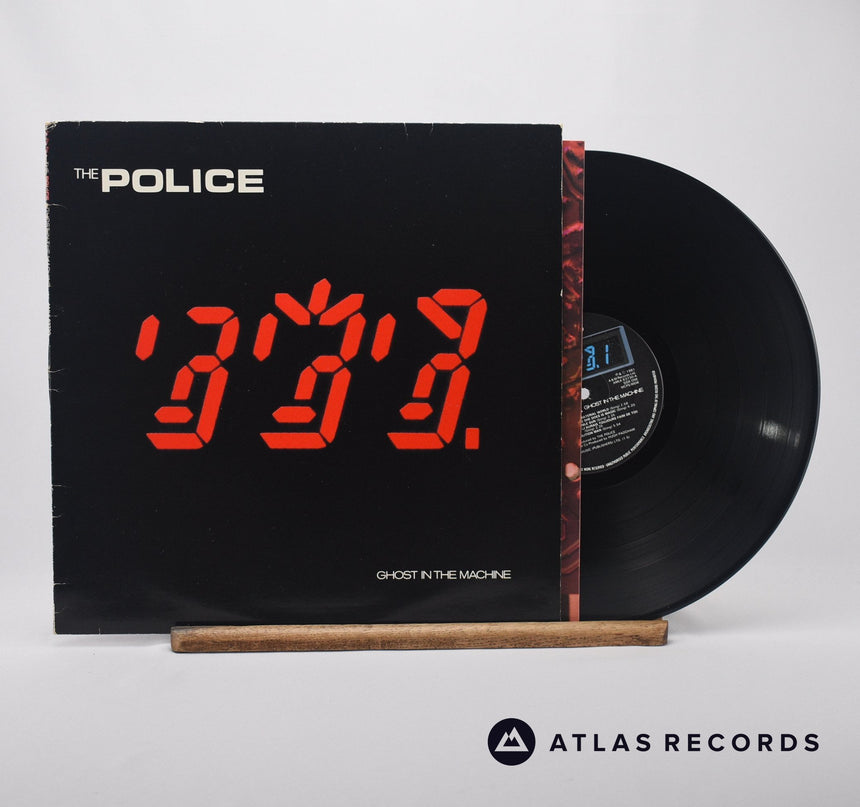 The Police Ghost In The Machine LP Vinyl Record - Front Cover & Record