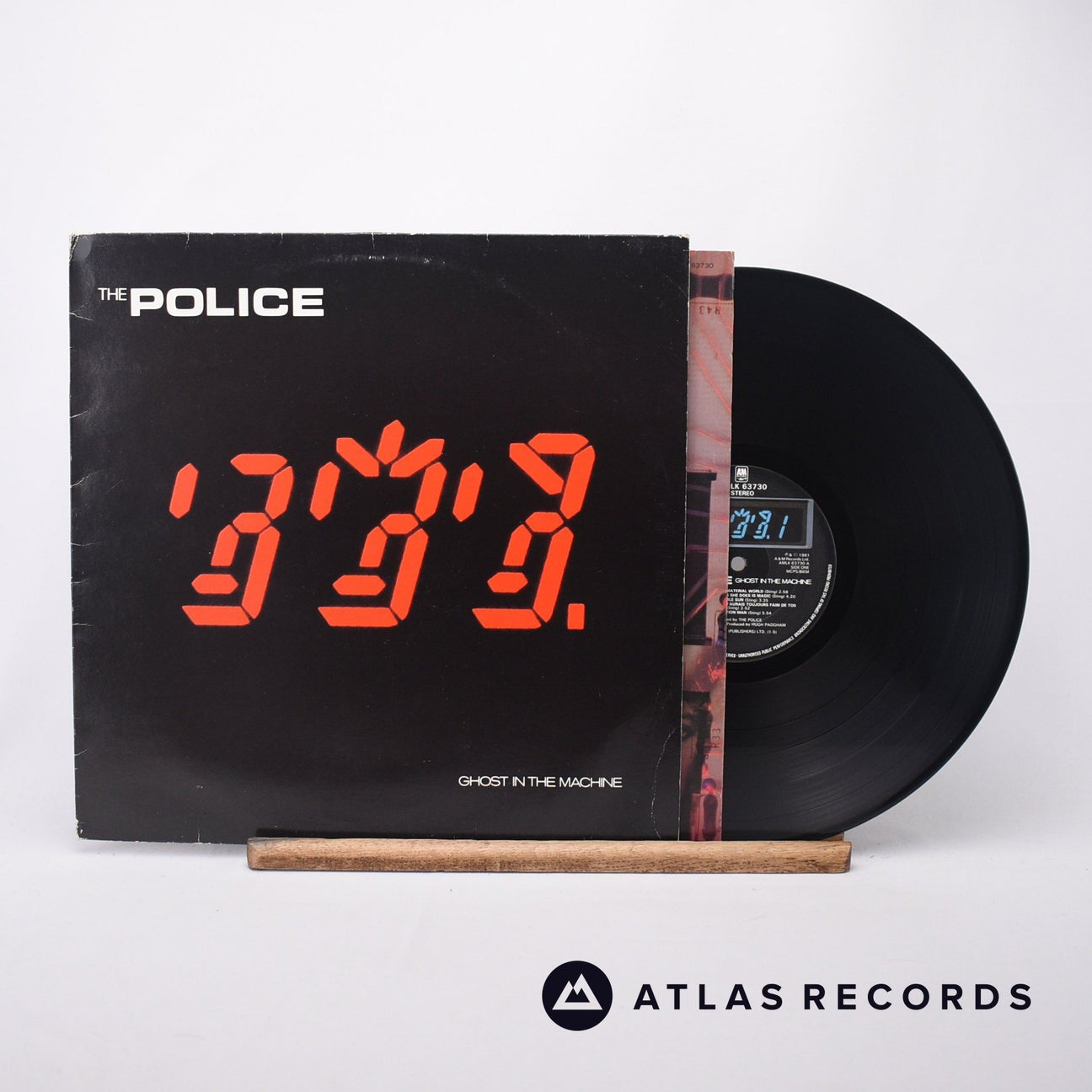 The Police Ghost In The Machine LP Vinyl Record - Front Cover & Record