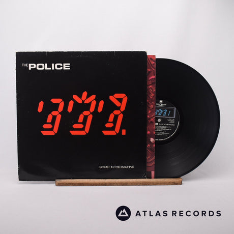 The Police Ghost In The Machine LP Vinyl Record - Front Cover & Record