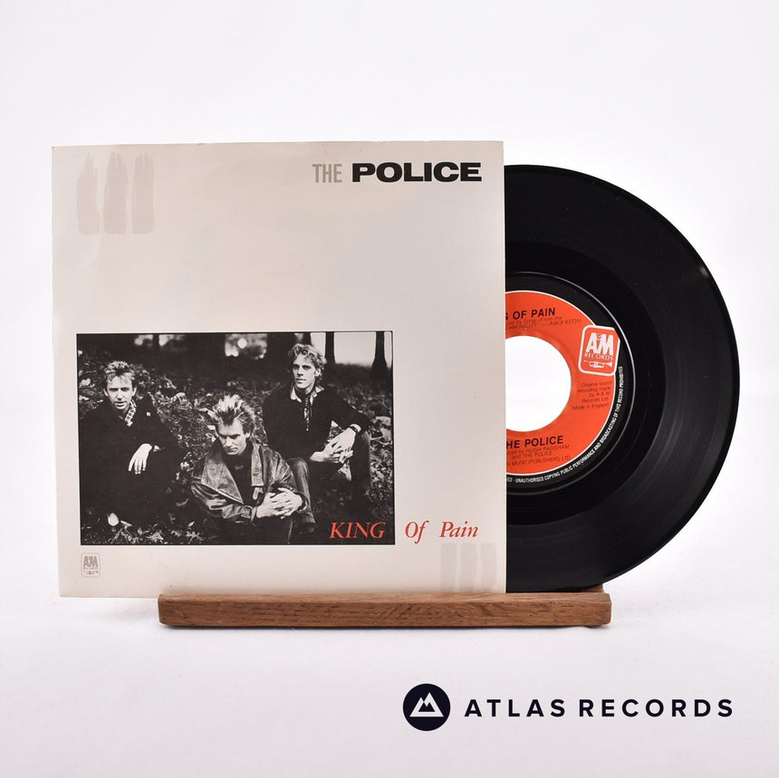 The Police King Of Pain 7" Vinyl Record - Front Cover & Record