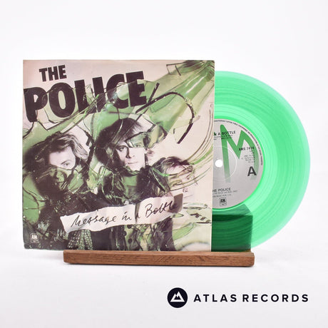 The Police Message In A Bottle 7" Vinyl Record - Front Cover & Record