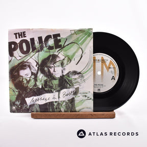 The Police Message In A Bottle 7" Vinyl Record - Front Cover & Record