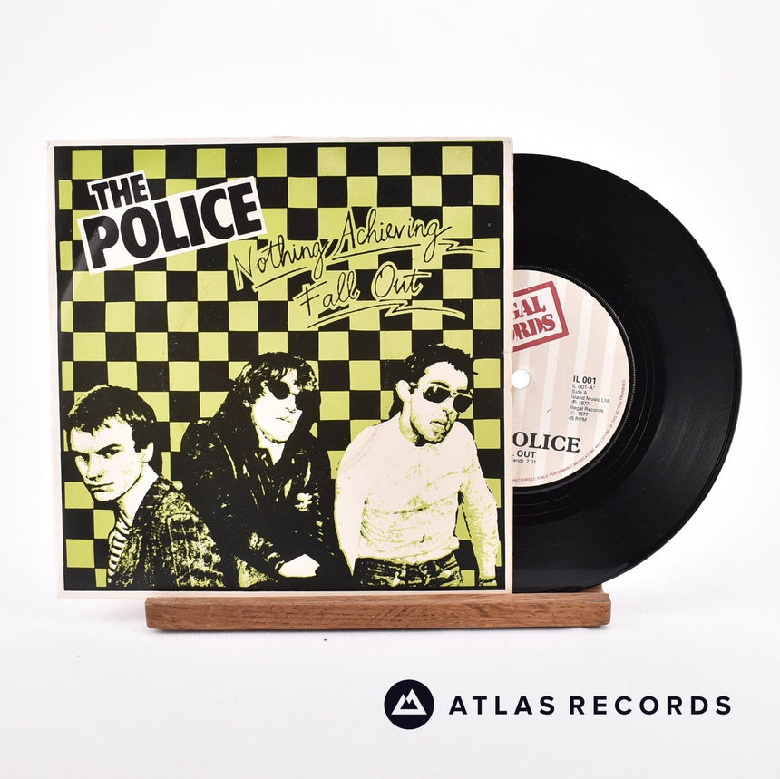 The Police Nothing Achieving 7" Vinyl Record - Front Cover & Record
