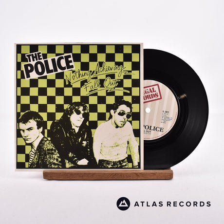 The Police Nothing Achieving 7" Vinyl Record - Front Cover & Record