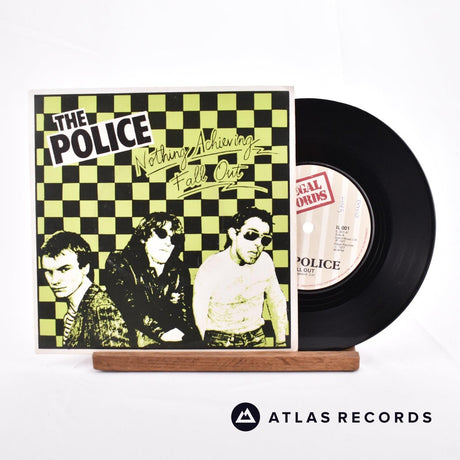 The Police Nothing Achieving 7" Vinyl Record - Front Cover & Record