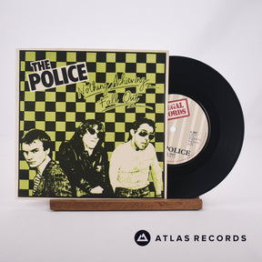 The Police Nothing Achieving 7" Vinyl Record - Front Cover & Record