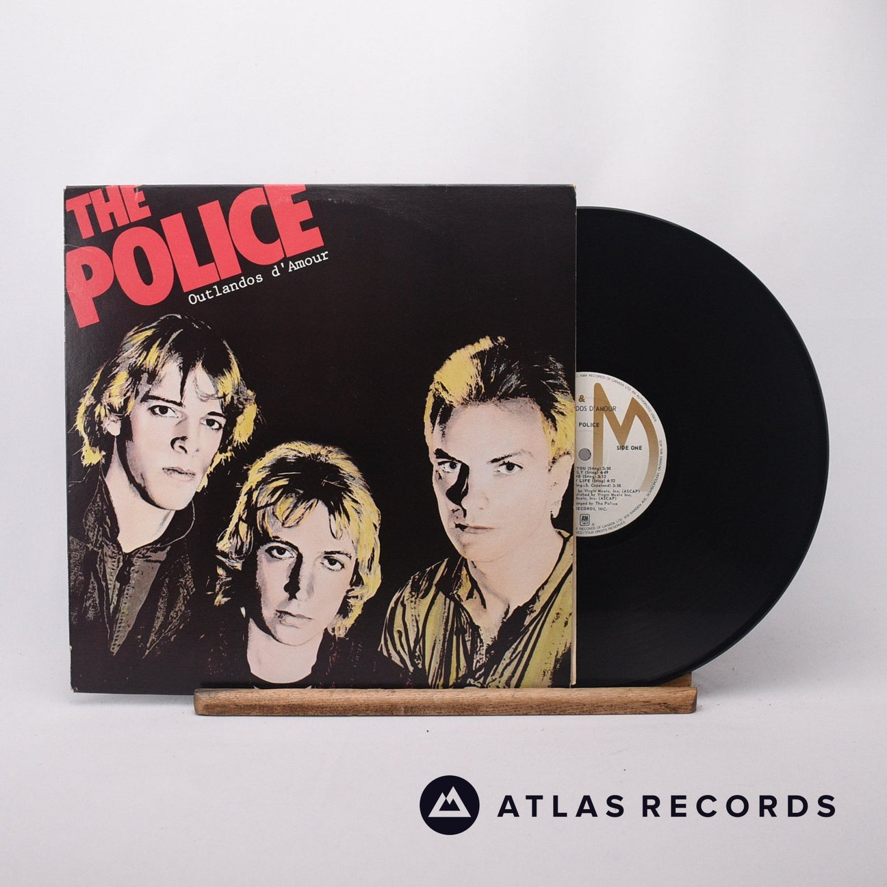 The Police Outlandos D'Amour LP Vinyl Record - Front Cover & Record