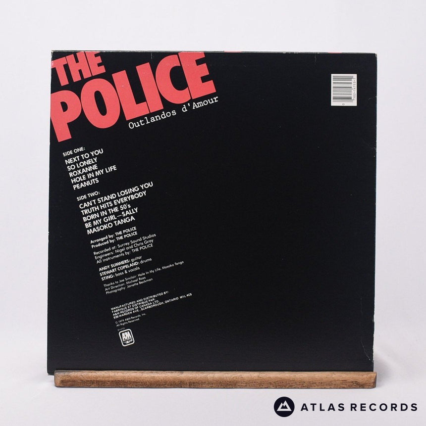 The Police - Outlandos D'Amour - LP Vinyl Record - VG+/VG+