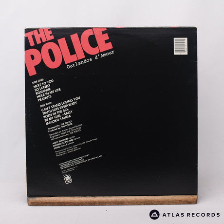The Police - Outlandos D'Amour - Canada LP Vinyl Record - EX/VG+