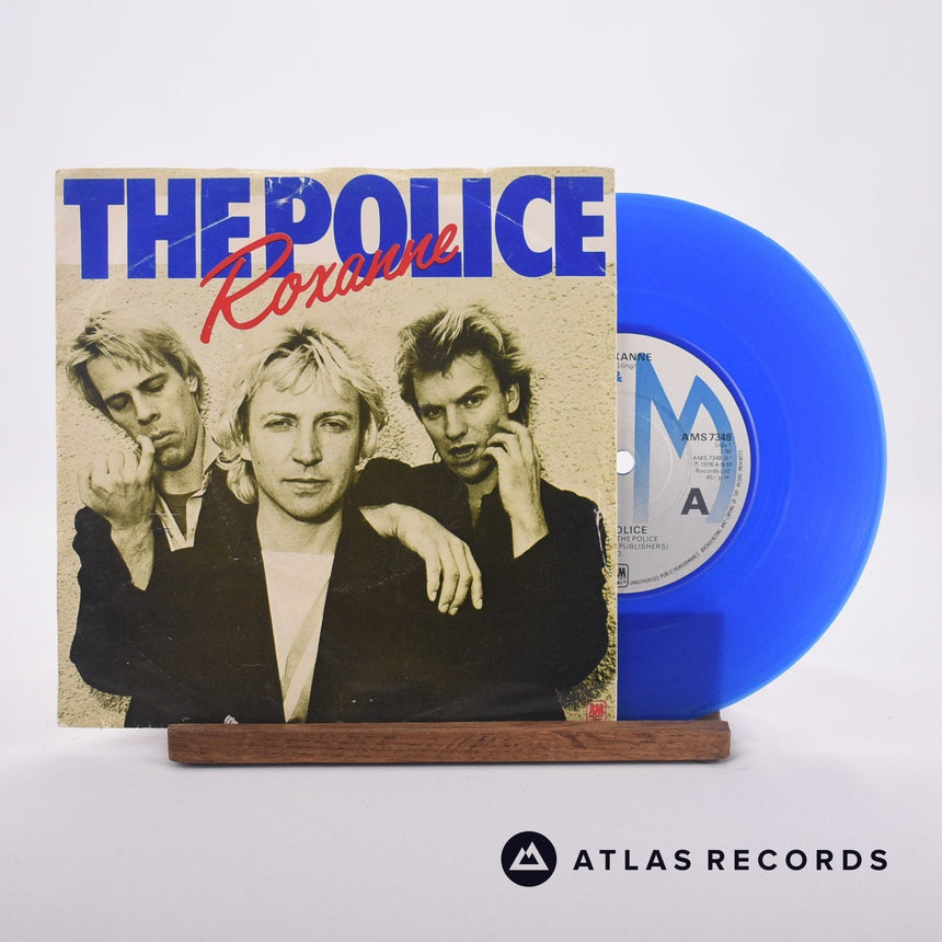 The Police Roxanne 7" Vinyl Record - Front Cover & Record