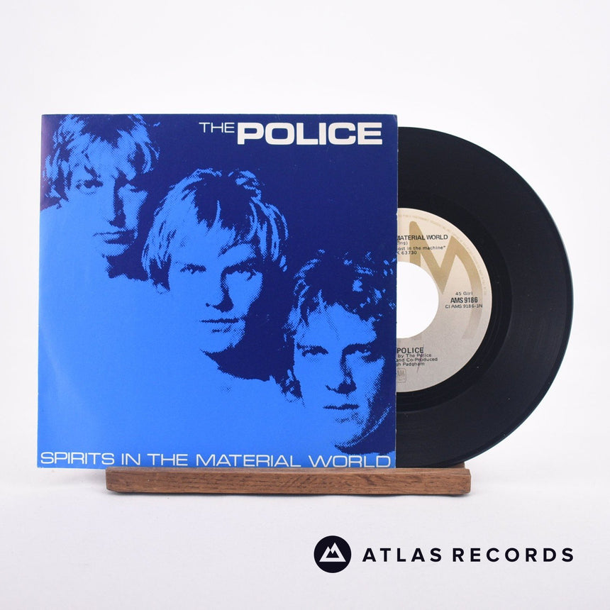 The Police Spirits In The Material World 7" Vinyl Record - Front Cover & Record