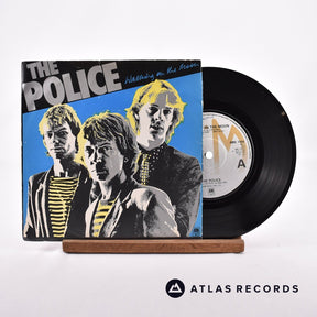 The Police Walking On The Moon 7" Vinyl Record - Front Cover & Record