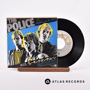 The Police Walking On The Moon 7" Vinyl Record - Front Cover & Record