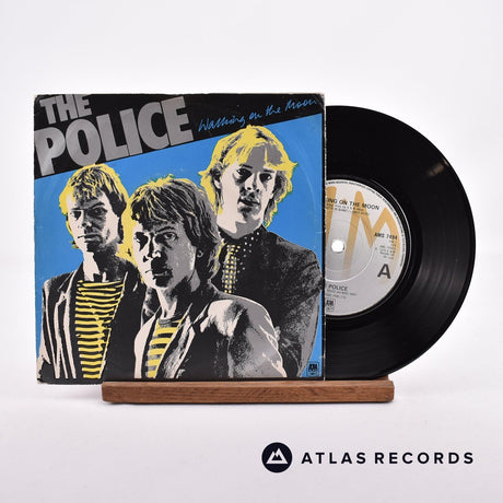 The Police Walking On The Moon 7" Vinyl Record - Front Cover & Record