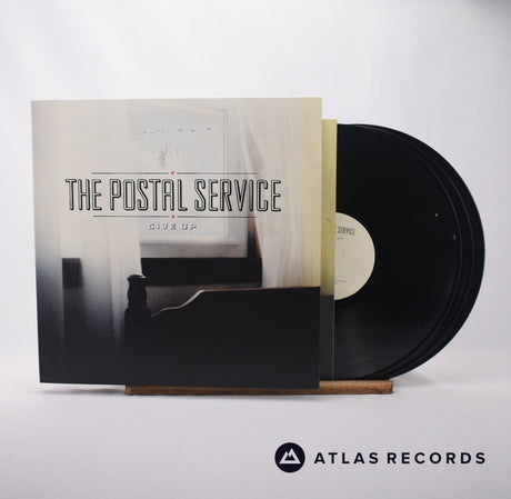 The Postal Service Give Up Double LP + LP Vinyl Record - Front Cover & Record