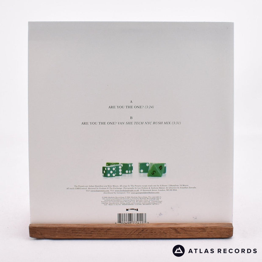 The Presets - Are You The One? - 7" Vinyl Record - NM/NM