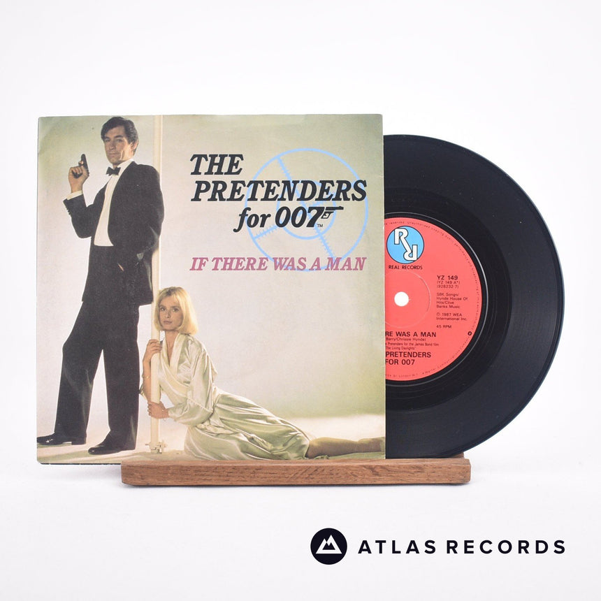 The Pretenders If There Was A Man 7" Vinyl Record - Front Cover & Record