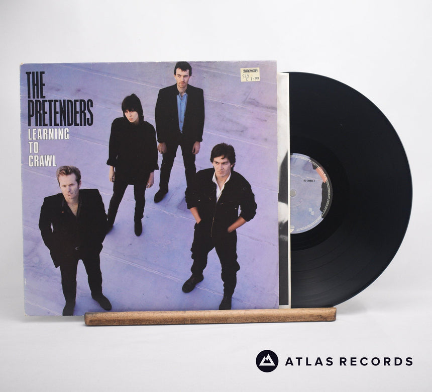 The Pretenders Learning To Crawl LP Vinyl Record - Front Cover & Record