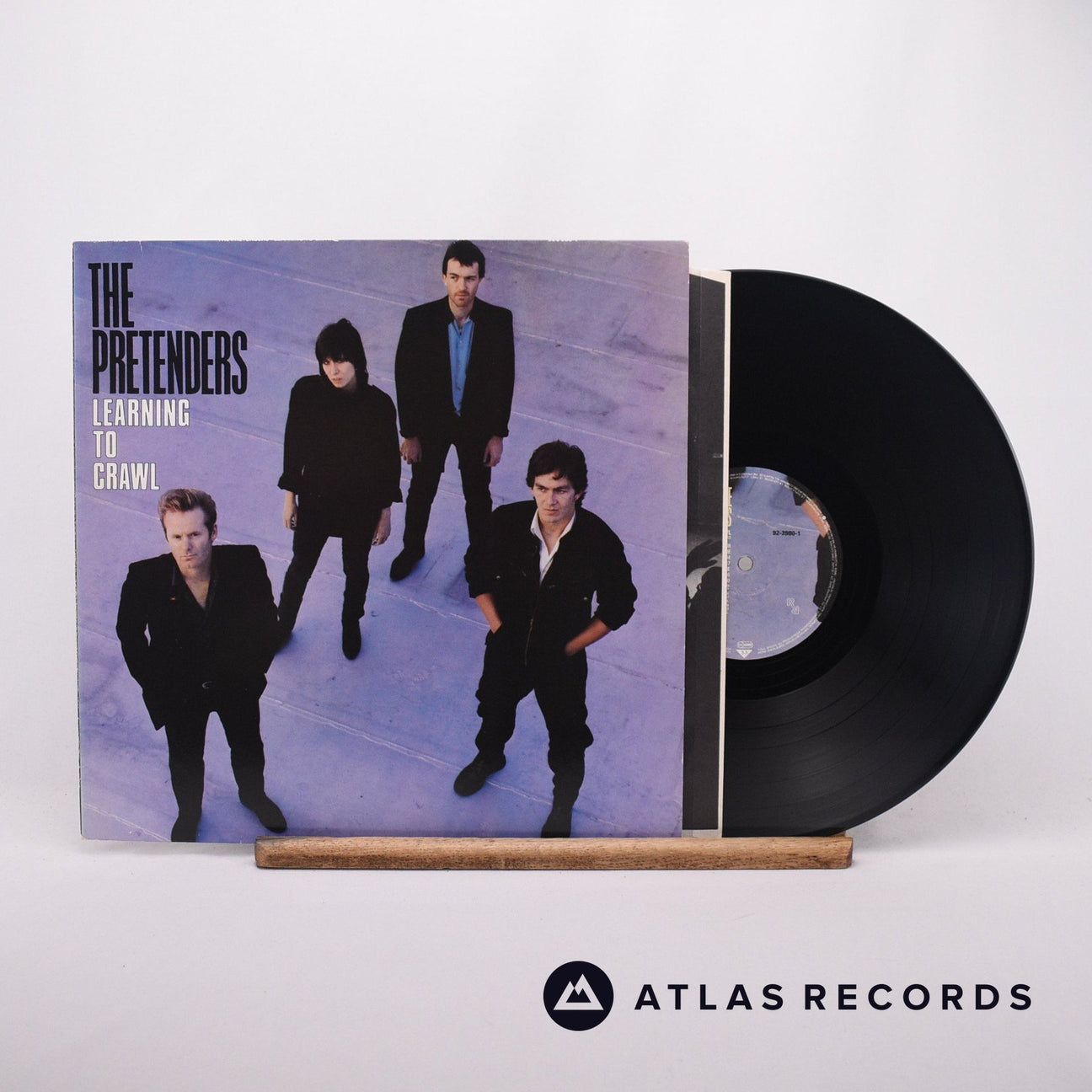 The Pretenders Learning To Crawl LP Vinyl Record - Front Cover & Record