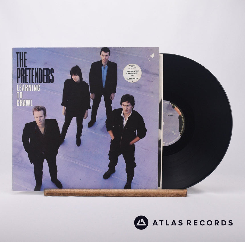 The Pretenders Learning To Crawl LP Vinyl Record - Front Cover & Record