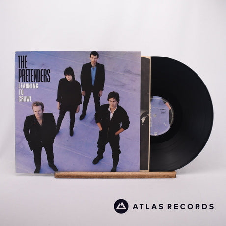 The Pretenders Learning To Crawl LP Vinyl Record - Front Cover & Record