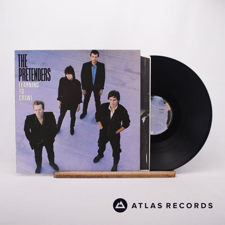 The Pretenders Learning To Crawl LP Vinyl Record - Front Cover & Record