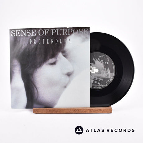 The Pretenders Sense Of Purpose 7" Vinyl Record - Front Cover & Record