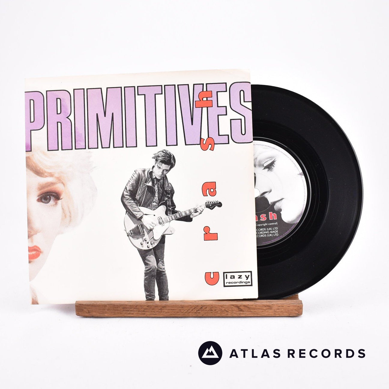 The Primitives Crash 7" Vinyl Record - Front Cover & Record