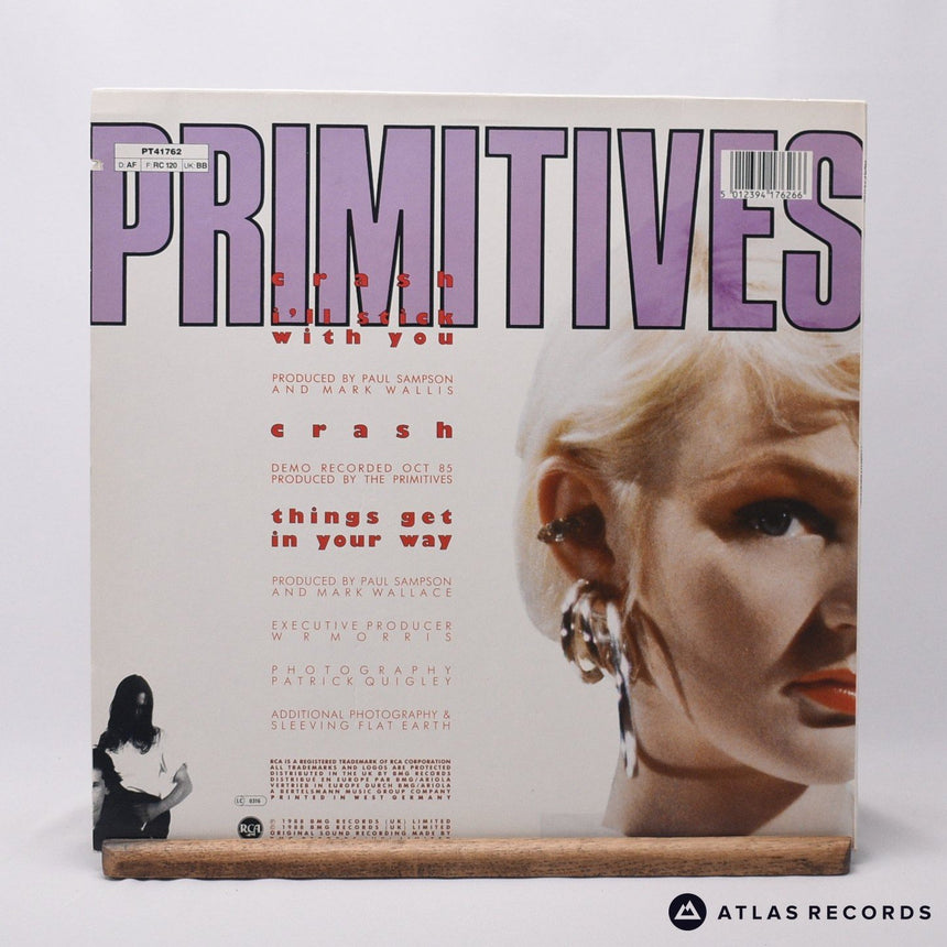 The Primitives - Crash - 12" Vinyl Record - EX/VG+