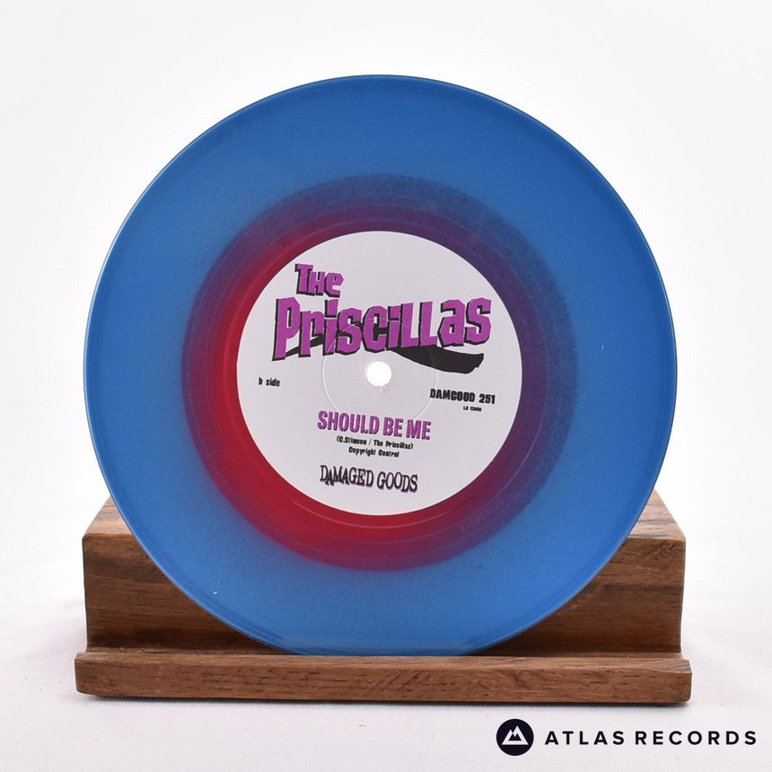 The Priscillas - All My Friends Are Zombies - Blue 7" Vinyl Record - NM/NM