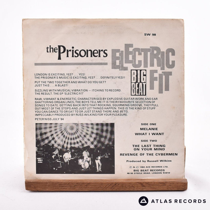 The Prisoners - Electric Fit - 7" EP Vinyl Record - VG+/VG+