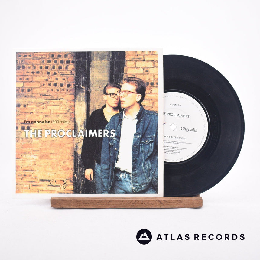 The Proclaimers I'm Gonna Be 7" Vinyl Record - Front Cover & Record