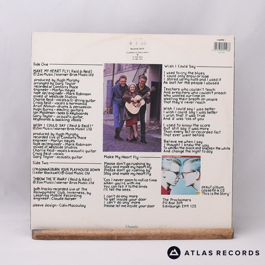 The Proclaimers - Make My Heart Fly - 12" Vinyl Record - EX/VG+