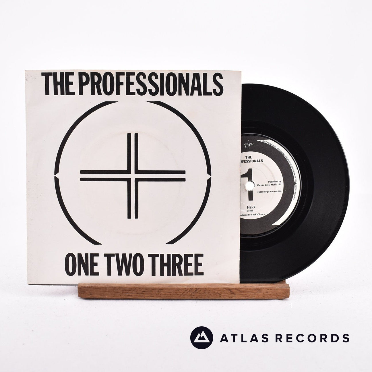 The Professionals One Two Three 7" Vinyl Record - Front Cover & Record