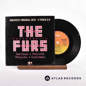 The Psychedelic Furs Greatest Original Hits - 4 Track E.P. 7" Vinyl Record - Front Cover & Record