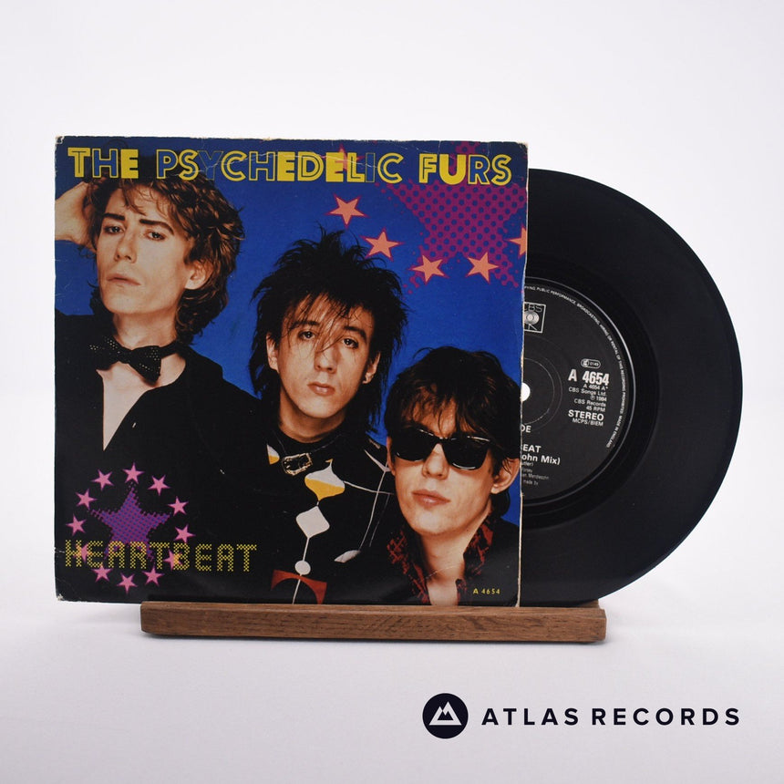 The Psychedelic Furs Heartbeat 7" Vinyl Record - Front Cover & Record