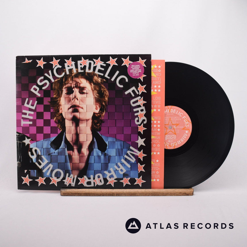 The Psychedelic Furs Mirror Moves LP Vinyl Record - Front Cover & Record