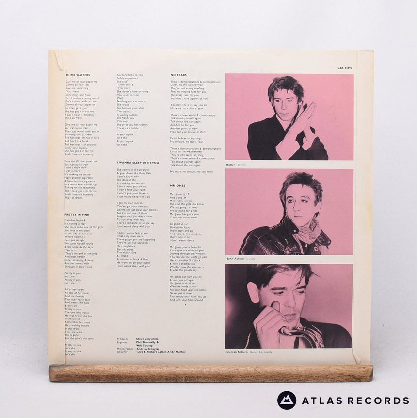 The Psychedelic Furs - Talk Talk Talk - A-1 B2 LP Vinyl Record - VG+/EX