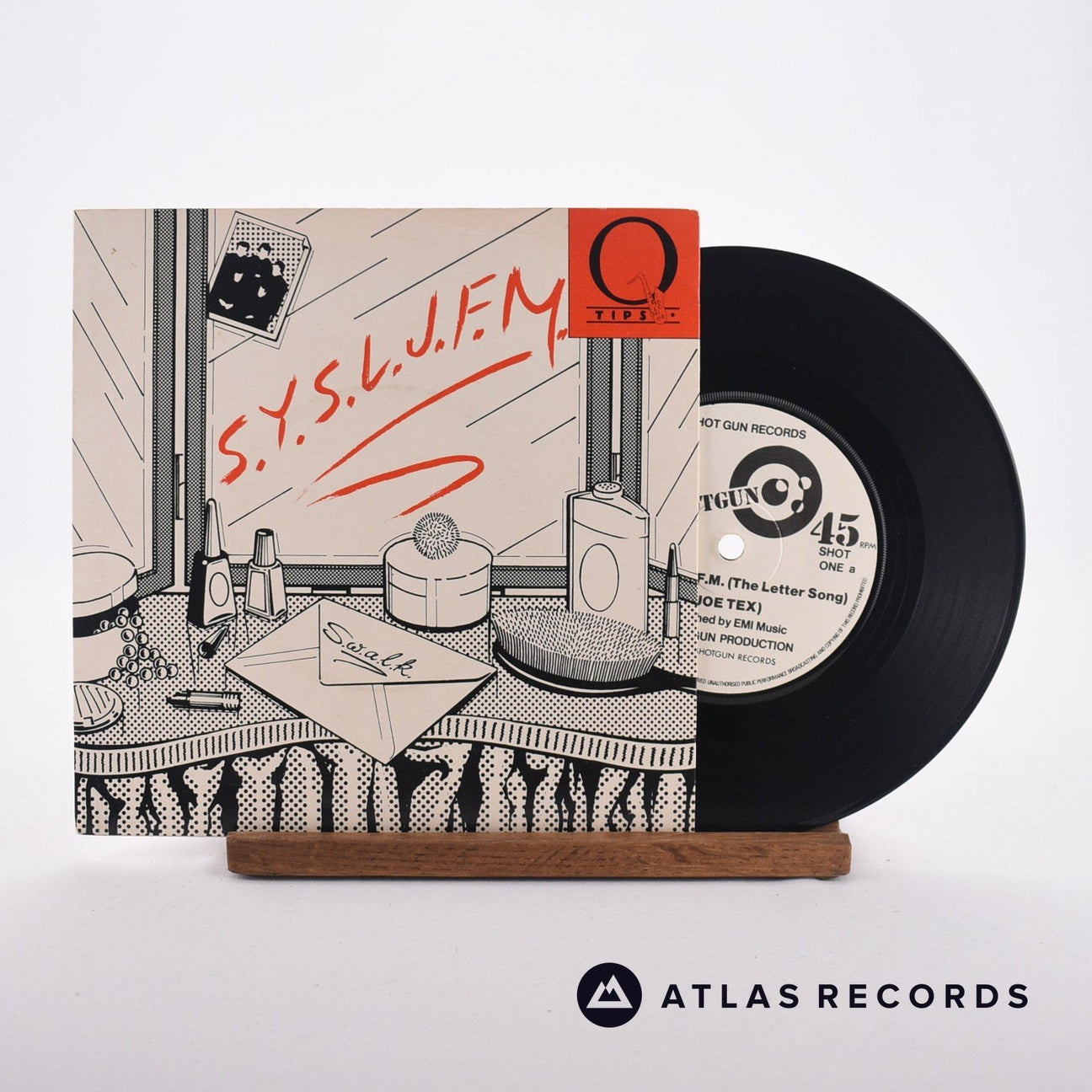 The Q Tips S.Y.S.L.J.F.M. 7" Vinyl Record - Front Cover & Record