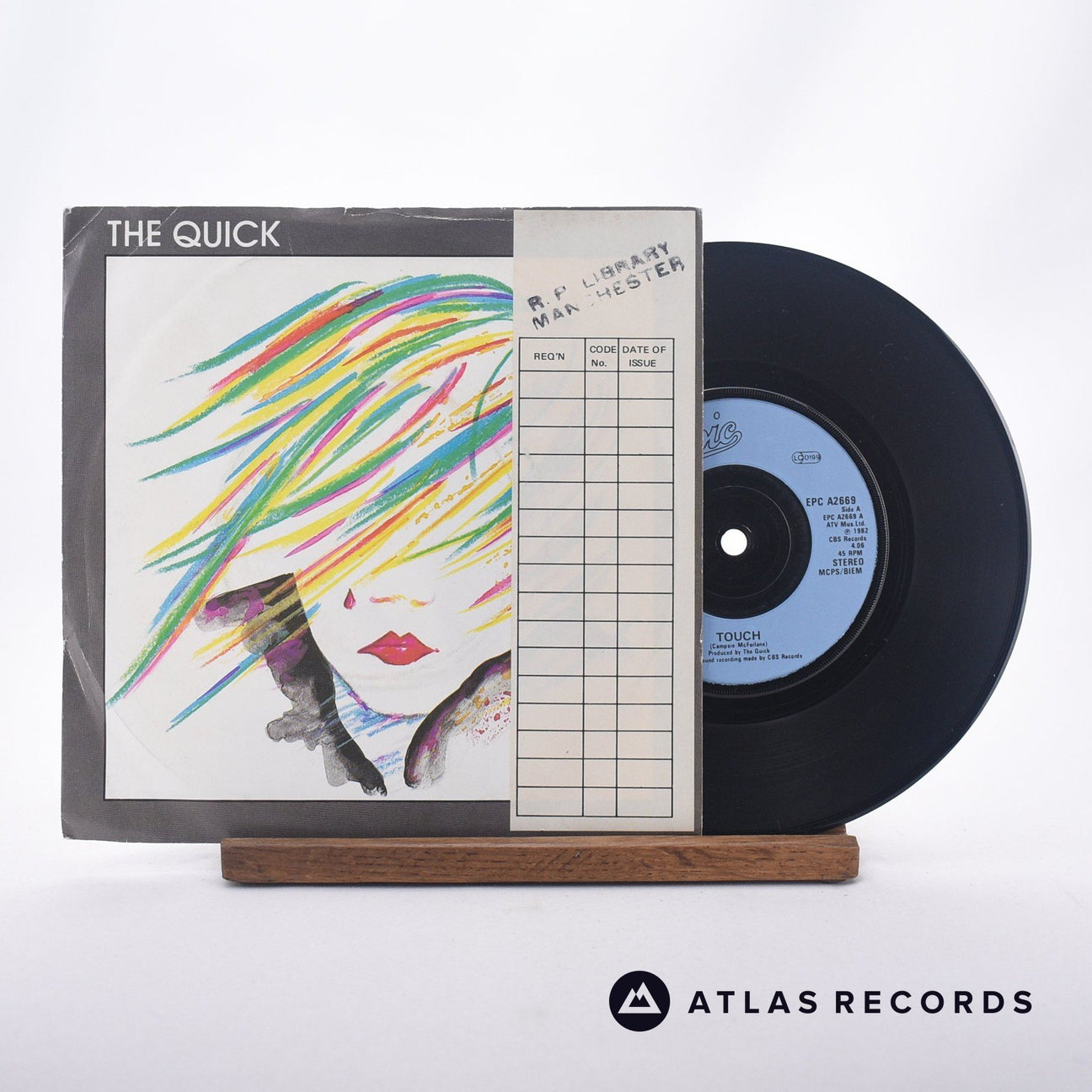 The Quick Touch 7" Vinyl Record - Front Cover & Record