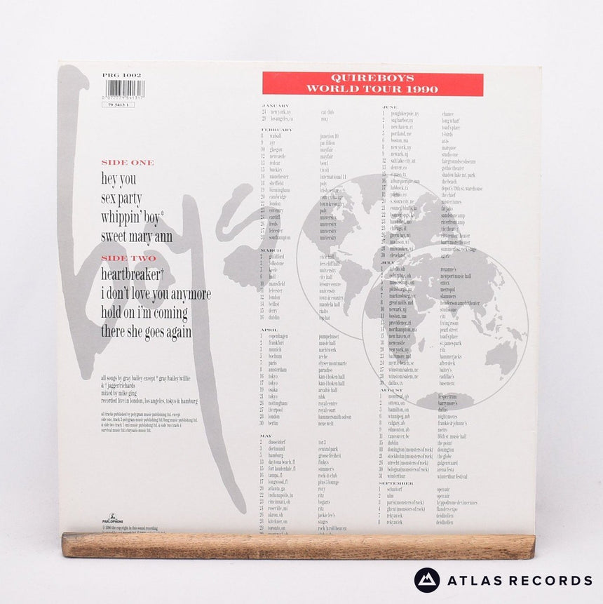 The Quireboys - Live Album (Recorded Around The World) - LP Vinyl Record - EX/EX