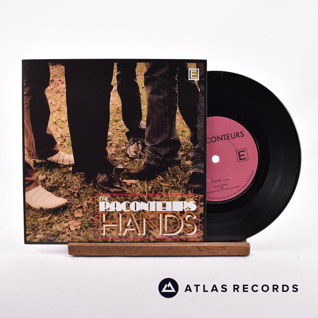 The Raconteurs Hands 7" Vinyl Record - Front Cover & Record