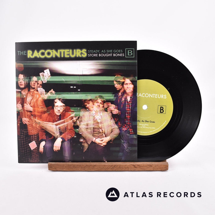The Raconteurs Steady, As She Goes 7" Vinyl Record - Front Cover & Record