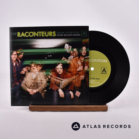 The Raconteurs Steady, As She Goes 7" Vinyl Record - Front Cover & Record